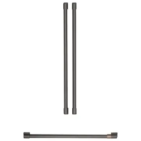 Cafe Refrigerator Handle Kit in Brushed Black