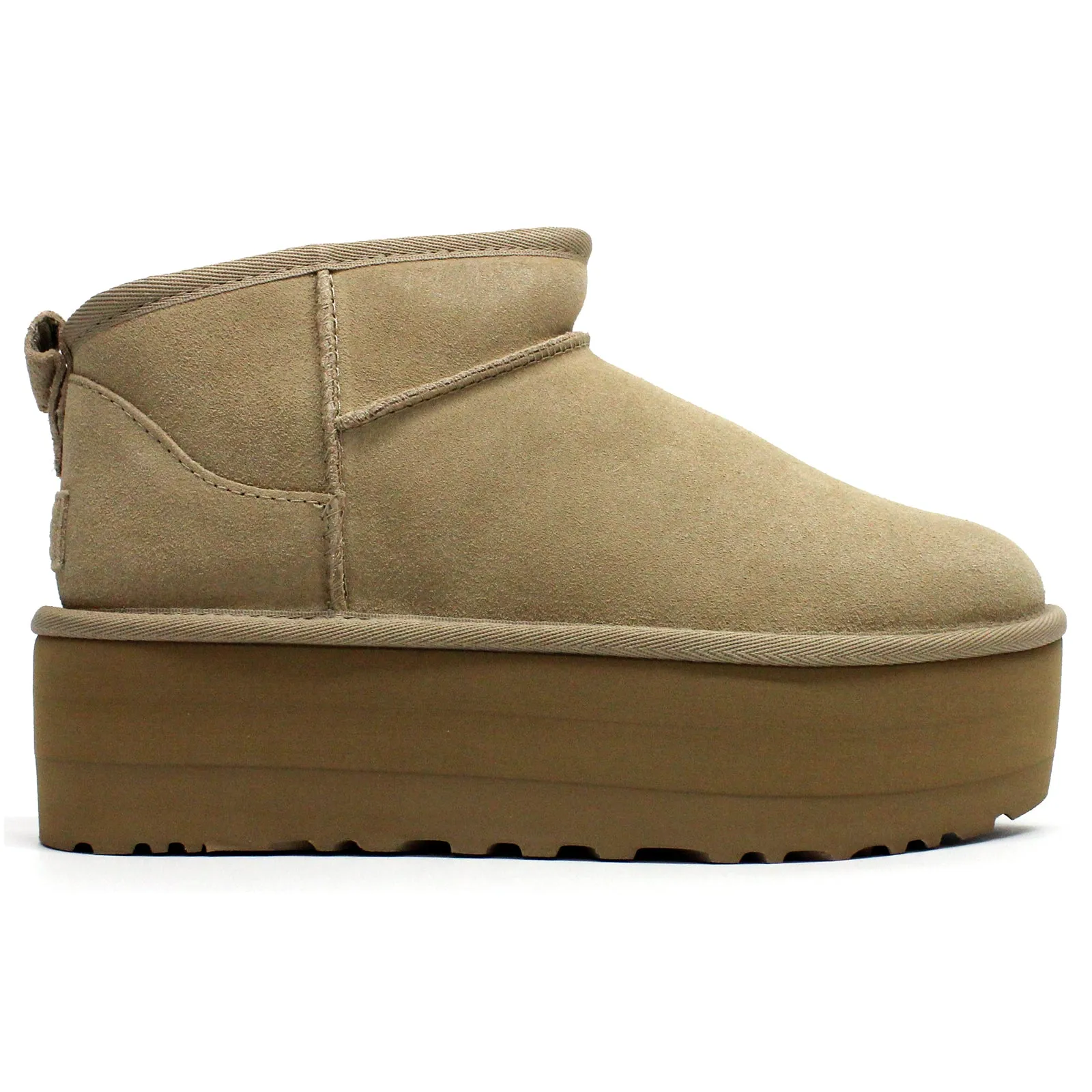 Classic Ultra Mini Suede Leather Women's Platform Boots