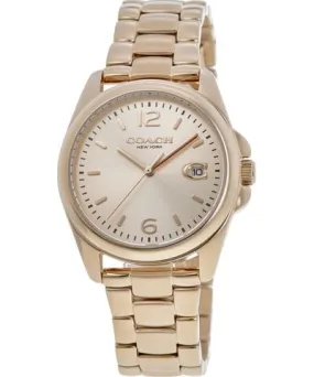 Coach Greyson Carnation Gold Dial Gold Steel Women's Watch 14503912