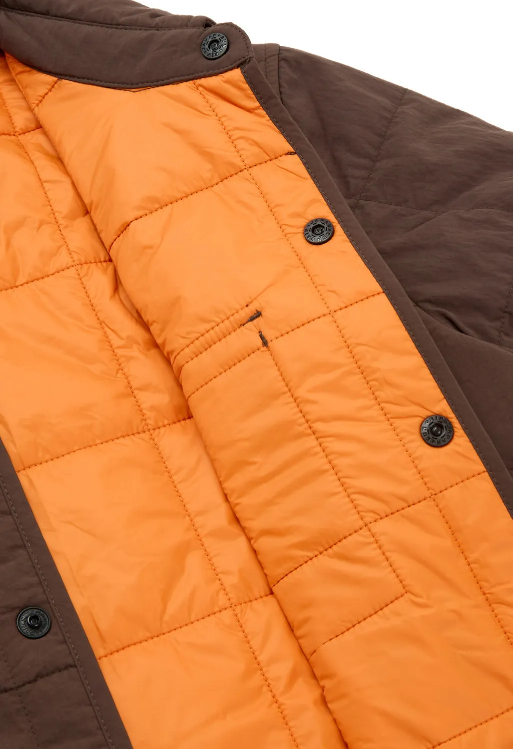 Finisterre Men's Lapwing Shirt - Seal Brown