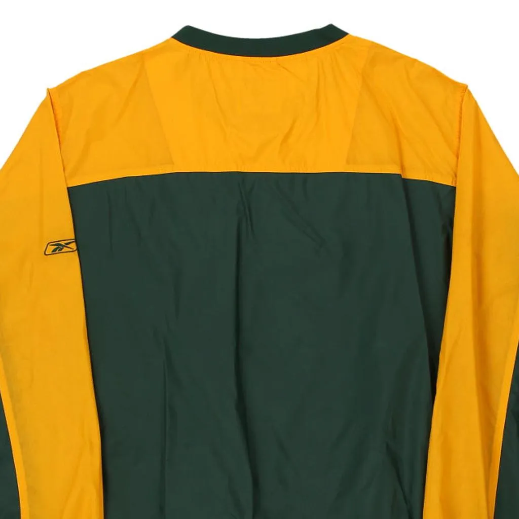 Green Bay Packers Reebok NFL Windbreaker - XL Green Polyester Blend