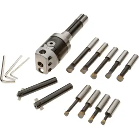 Grizzly H5939 - 18 pc. R-8 Boring Head Set