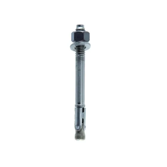 Option 1 Approved Throughbolt - Clear Zinc Plated  - M8 x 75mm - Box of 100