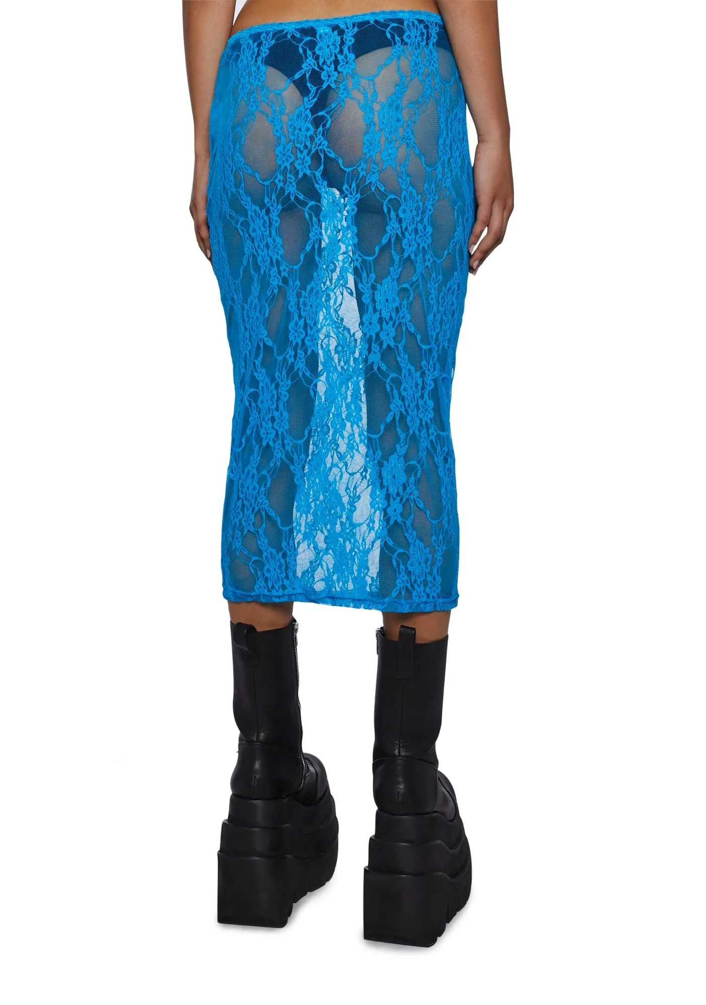 Pammy Lee Lace Midi Skirt-