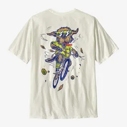 Patagonia Men's Trail Hound Organic T-Shirt: Birch White