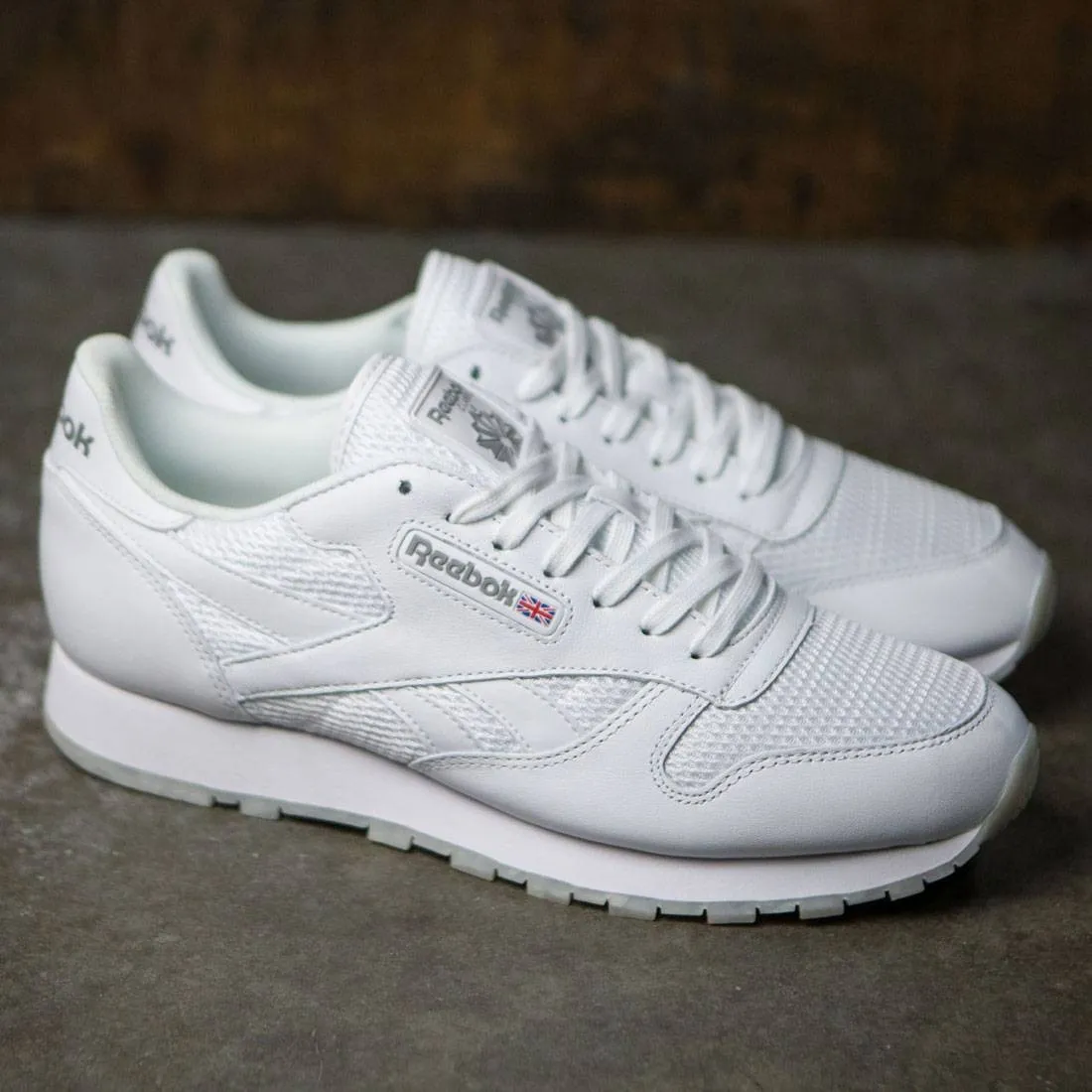 Reebok Men CL Leather NM (white / snowy gray)