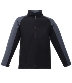 Regatta Mens Uproar Lightweight Wind Resistant Softshell Jacket (Navy/Navy) - UTRW1211