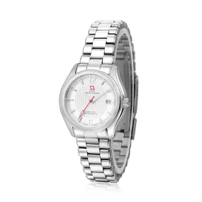 Swiss-Mountaineer Women's Gletscherhorn White Dial Quartz Watch