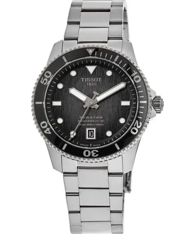 Tissot Seastar 1000 Powermatic 80 Automatic Black Dial Steel Men's Watch T120.807.11.051.00