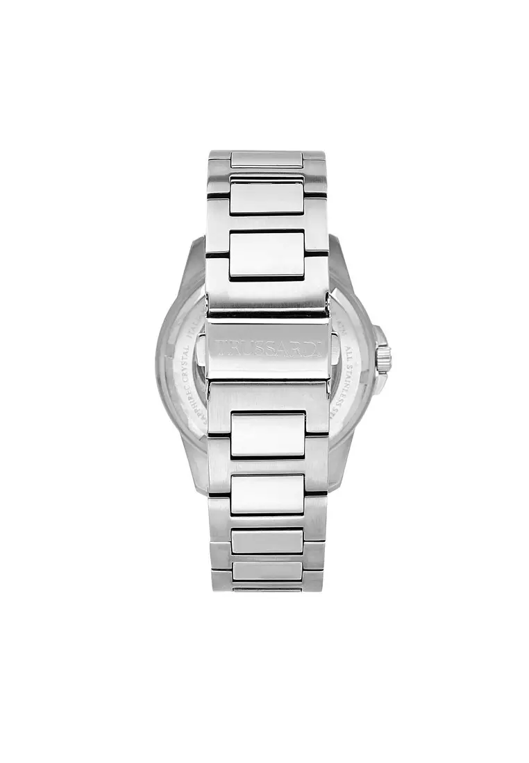 Trussardi 【2 Years Warranty】Trussardi T-Hawk 42mm Blue Dial Men's Automatic Watch R2423153002
