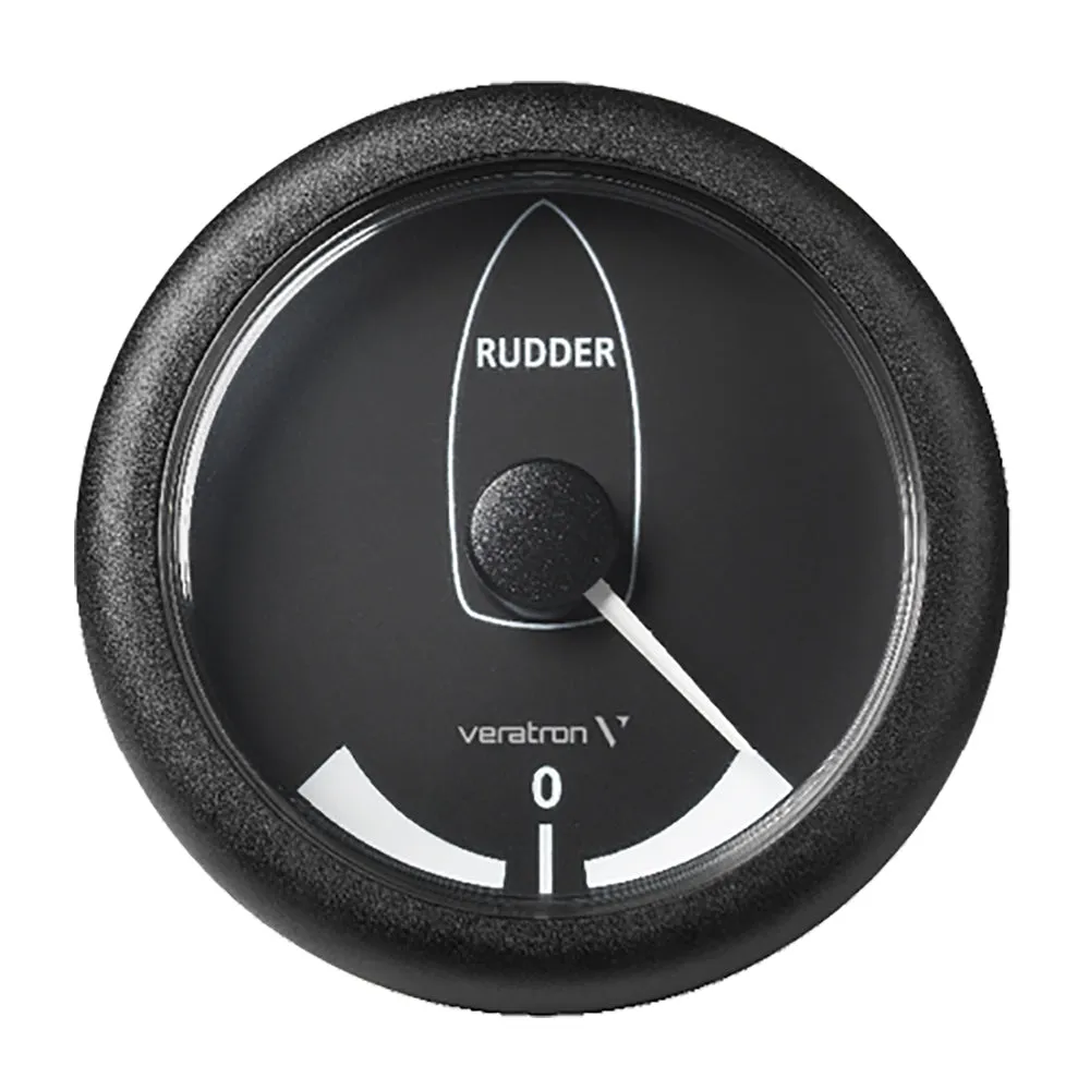Veratron 3-3/8 (85MM) ViewLine Rudder Angle Indicator -45/+45 - 8 to 32V - Black Dial  Bezel [A2C59512410]